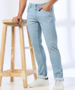Washed Denim Jeans