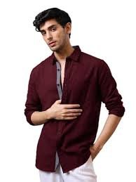 Men's Linen Blend Shirt